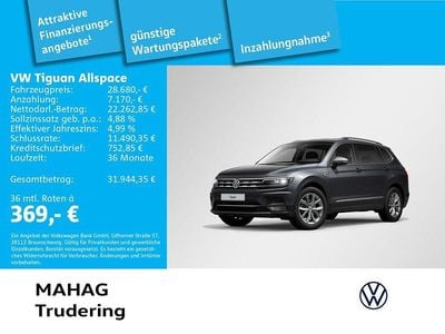 Gebraucht VW Tiguan Allspace Highline 150 PS (110 kW) 2021 Grau SUV