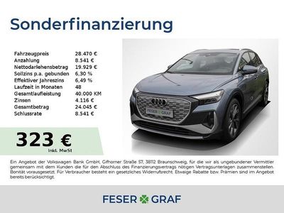 Gebraucht Audi Q4 e-tron Ambiente 150 kW (204 PS) 2022 Geysirblau metallic SUV