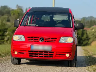 Gebraucht VW Caddy Life 105 PS (77 kW) 2004 Rot Van / Kleinbus