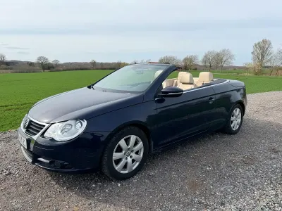 Gebraucht VW Eos 200 PS (147 kW) 2009 Blau Cabrio