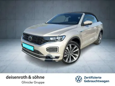 Gebraucht VW T-Roc Cabriolet R-line 150 PS (110 kW) 2021 Ivory silver metallic Cabrio