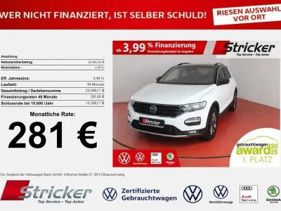 Gebraucht VW T-Roc Sportline 190 PS (139 kW) 2021 Pure white (metallic) SUV