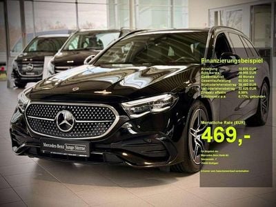 Gebraucht Mercedes E220 AMG 197 PS (144 kW) 2024 Schwarz Limousine