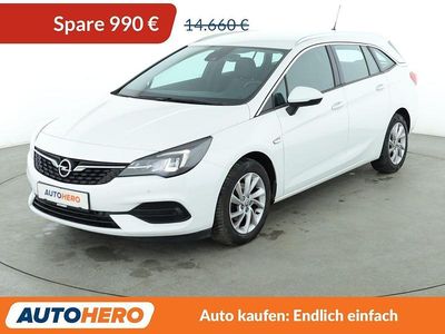Weiß Gebraucht 2020 Opel Astra Elegance Kombi | 13.670 € (Fairer Preis)