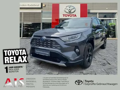 Gebraucht Toyota RAV4 Hybrid Style 218 PS (160 kW) 2019 Grau / dach schwarz SUV