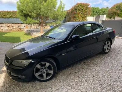 Brugt BMW 325 Cabriolet 218 HK (160 kW) 2010 Sort Cabriolet