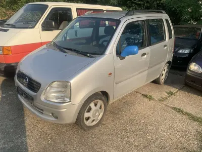 Gebraucht Opel Agila Comfort 58 PS (42 kW) 2002 Grau silber Van / Kleinbus