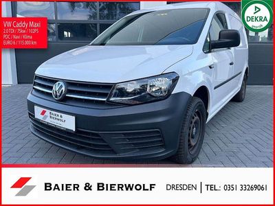Usata VW Caddy Maxi 102 CV (75 kW) 2017 Bianco Monovolume