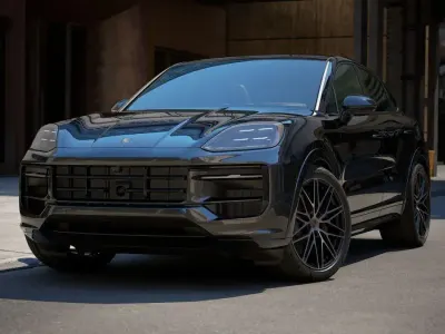 Neu Porsche Cayenne E-Hybrid Coupe Black Edition 470 PS (345 kW) 2026 Schwarz SUV