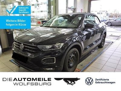 Second-hand VW T-Roc Cabriolet R-line 150 CP (110 kW) 2020 Negru Cabrio