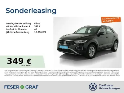 Gebraucht VW T-Roc Life 150 PS (110 kW) 2023 Schwarz SUV
