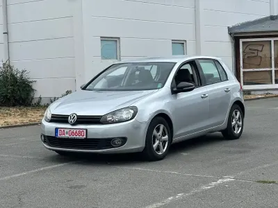 Gebraucht VW Golf VI Trendline 80 PS (58 kW) 2008 Silber Kleinwagen