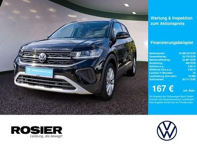 Gebraucht VW T-Cross Goal 116 PS (85 kW) 2025 Schwarz / deep black SUV