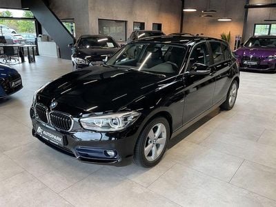 Gebraucht BMW 118 Sport Line 136 PS (100 kW) 2018 Schwarz ii/bonnet fluid black Kleinwagen