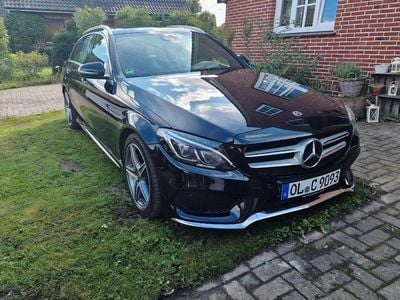 Usata Mercedes C220 AMG line 170 CV (125 kW) 2018 Nero Berlina