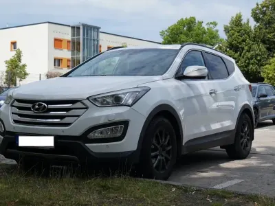 Gebraucht Hyundai Santa Fe Premium 197 PS (144 kW) 2014 Weiß SUV