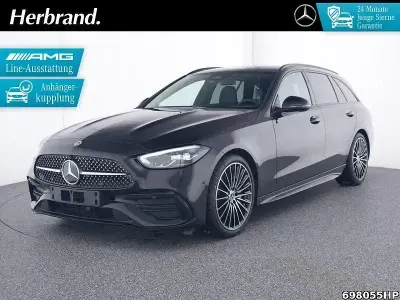 Gebraucht Mercedes C180 AMG 170 PS (125 kW) 2025 Metalliclack obsidianschwarz Kombi