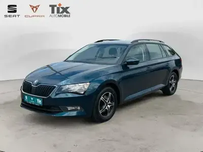 Gebraucht Skoda Superb Active 150 PS (110 kW) 2018 Blau Kombi