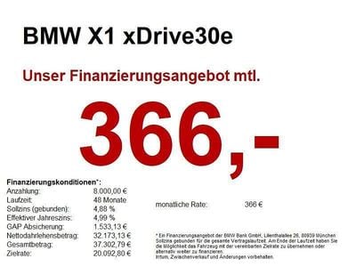 Schwarz Gebraucht 2023 BMW X1 SUV | 38.590 € (Guter Preis)