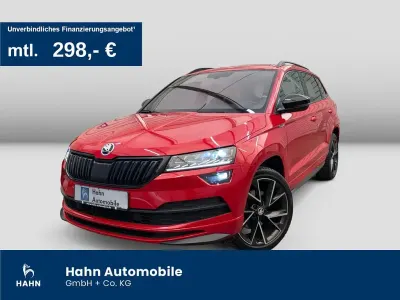Gebraucht Skoda Karoq SportLine 150 PS (110 kW) 2022 Velvetrot metallic SUV