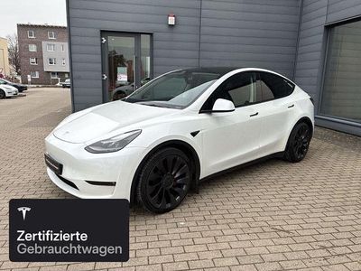 Weiß Gebraucht 2022 Tesla Model Y Performance SUV | 34.800 € (Fairer Preis)