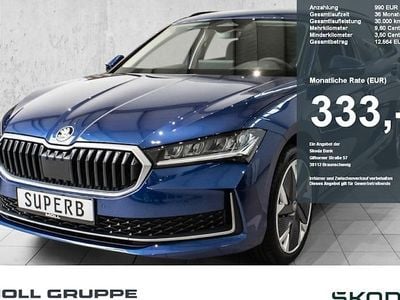 Blau Neu 2025 Skoda Superb Selection Kombi | 39.980 € (Superpreis)