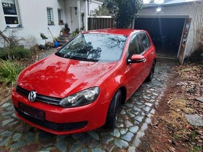 Gebraucht VW Golf VI Comfortline 80 PS (58 kW) 2010 Rot Kleinwagen