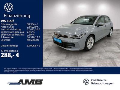Gebraucht VW Golf VIII Life 204 PS (150 kW) 2025 Mondsteingrau Limousine