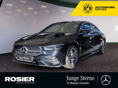 Gebraucht Mercedes CLA200 AMG 150 PS (110 kW) 2023 Schwarz / kosmosschwarz (metallic) Coupé