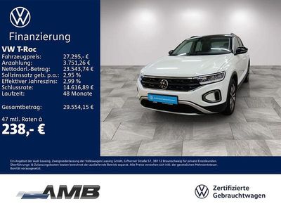 Gebraucht VW T-Roc Goal 116 PS (85 kW) 2025 Weiß SUV