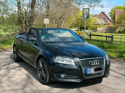 Brugt Audi A3 Cabriolet 105 HK (77 kW) 2008 Sort Cabriolet