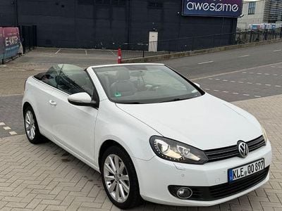 Gebraucht VW Golf Cabriolet 105 PS (77 kW) 2012 Weiß Cabrio