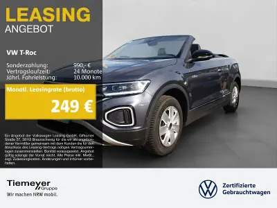 Gebraucht VW T-Roc Goal 150 PS (110 kW) 2025 Grau SUV