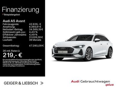 Gebraucht Audi A5 Sport 204 PS (150 kW) 2025 Gletscherweiß metallic Kombi
