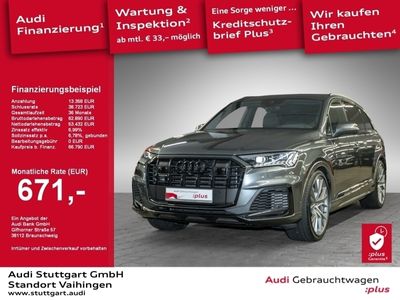 gebraucht Audi Q7 TFSI e S line 55 TFSI e quattro tiptronic