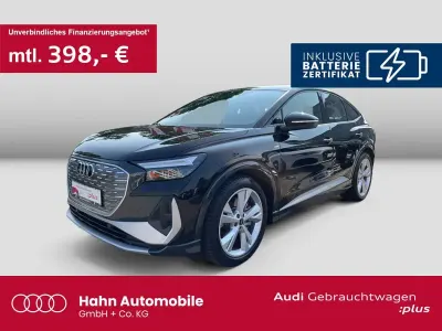 Gebraucht Audi Q4 Sportback e-tron S-Line 219 kW (299 PS) 2022 Mythosschwarz metallic SUV