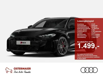 Neu Audi RS5 Ambiente 639 PS (469 kW) 2026 Schwarz Kombi