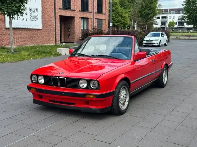 Gebraucht BMW 318 Cabriolet Sport Line 1991 Rot Cabrio