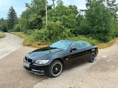 Gebraucht BMW 320 Cabriolet 184 PS (135 kW) 2012 Schwarz Cabrio