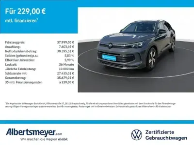 Gebraucht VW Tiguan Goal 150 PS (110 kW) 2025 Grau SUV
