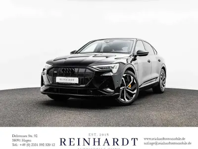 Gebraucht Audi e-tron Sportback S-Line 300 kW (408 PS) 2022 Mythosschwarz metallic SUV