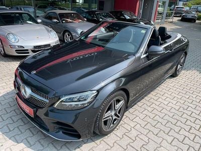 Gebraucht Mercedes C180 AMG line 156 PS (114 kW) 2020 Grün (olivgruen matt) Cabrio