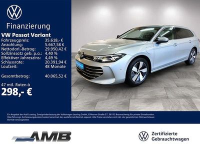 Gebraucht VW Passat Business 204 PS (150 kW) 2025 Oyster silver metallic Kombi