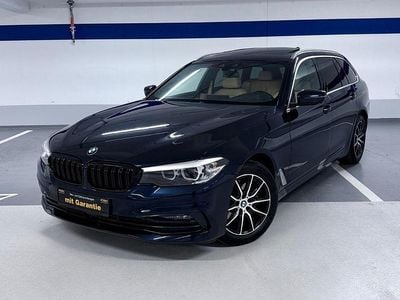 Gebraucht BMW 520 Sport Line 190 PS (139 kW) 2019 Blau Kombi