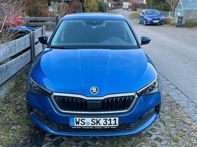 Gebraucht Skoda Scala Ambition 116 PS (85 kW) 2019 Blau Kleinwagen