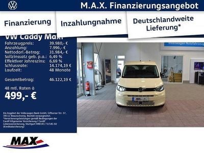 Neu VW Caddy Maxi 122 PS (89 kW) 2025 Beige Van / Kleinbus