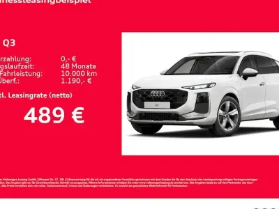 Neu Audi Q3 Ambiente 150 PS (110 kW) 2026 Weiß SUV