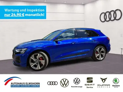 Gebraucht Audi Q8 e-tron S-Line 300 kW (408 PS) 2023 Ultrablau metallic SUV