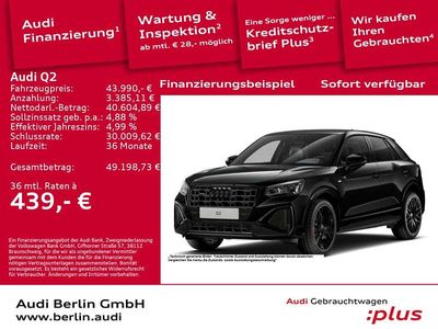 Mythosschwarz metallic Gebraucht 2025 Audi Q2 S-Line SUV | 43.990 € (Teuer)
