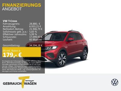 Rot Neu 2025 VW T-Cross Life SUV | 28.880 € (Guter Preis)